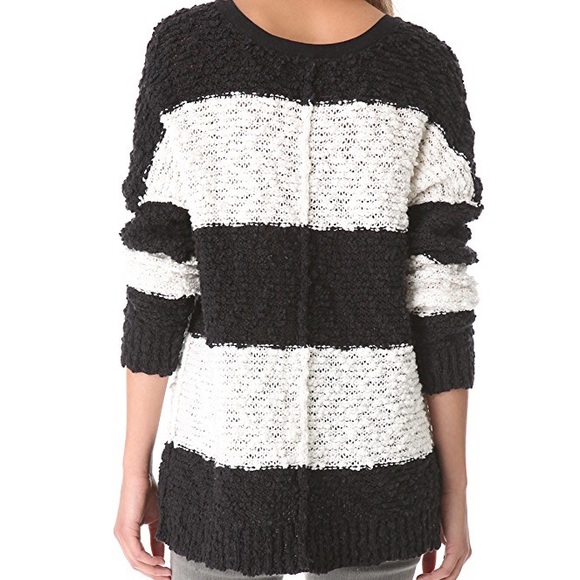 Free People Rugby Stripe Songbird Pullover - Picture 3 of 7